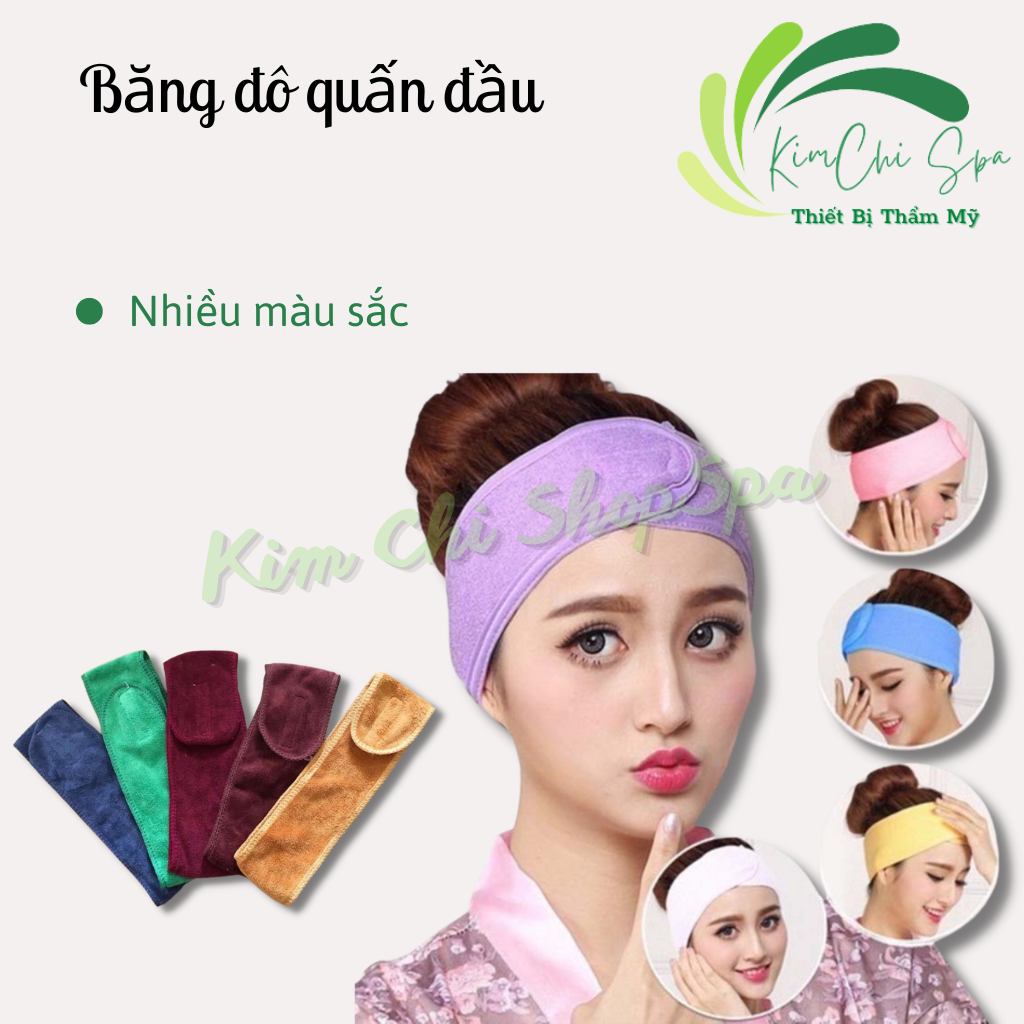 Băng đô quấn đầu cho spa (Màu ngẫu nhiên)