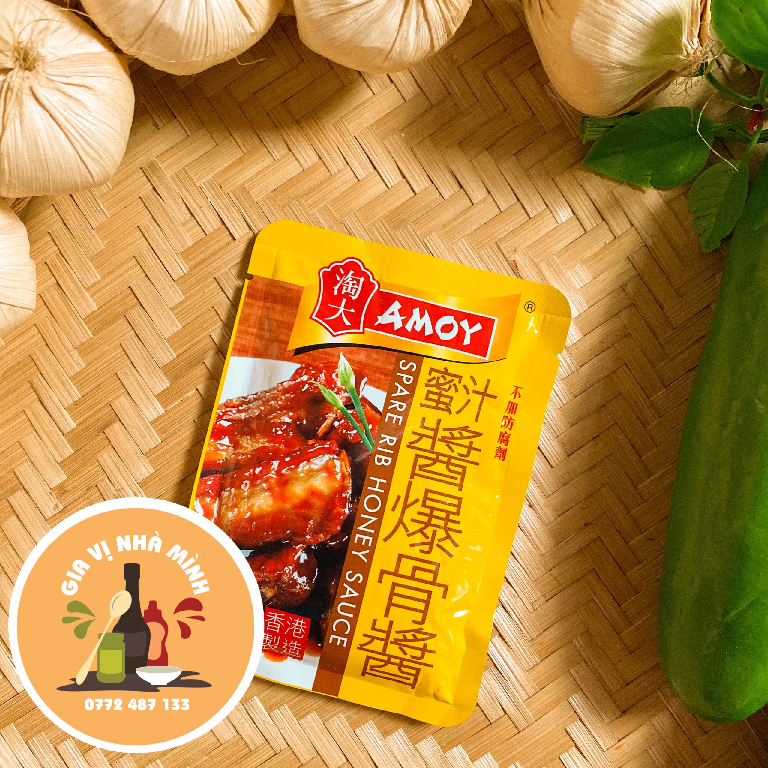 Sốt sườn kinh đô amoy hồng kông- gói 80gr