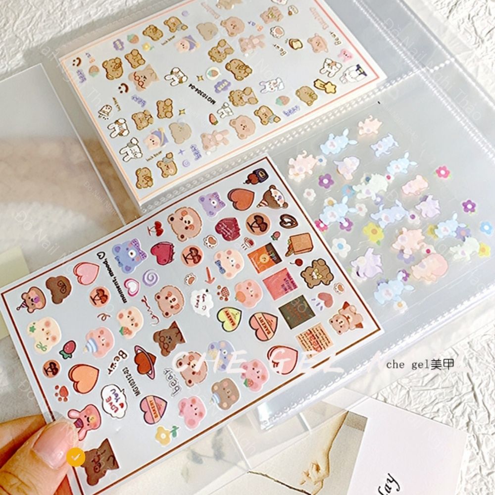 Sổ đựng sticker nail