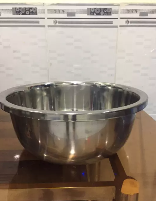 [LOẠI LỚN 32 CM] Thau inox dày chuyên trộn salad, trộn gỏi, rửa rau củ quả tiện lợi