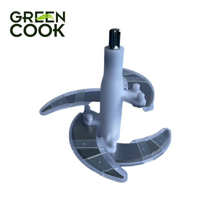 Máy xay đa năng Green Cook GCB-01 300W dung tích 2L cối thuỷ tinh 4 lưỡi cắt - Hình ảnh 3