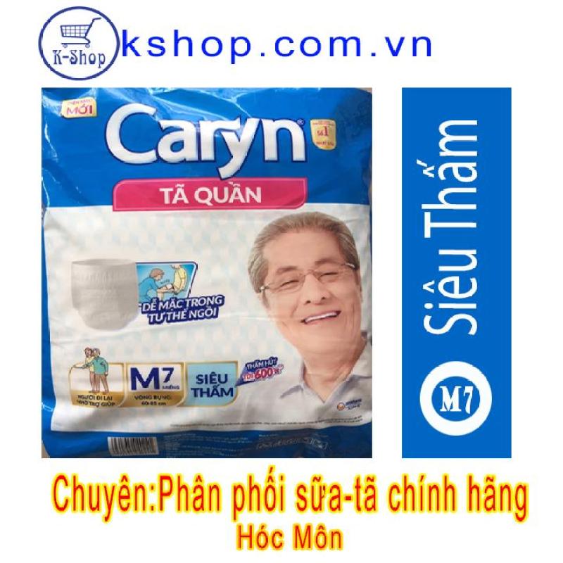 Tã Quần Siêu Thấm Caryn M7 (60 - 85CM) 7 Miếng- Mẫu mới giao diện mới tốt nhất