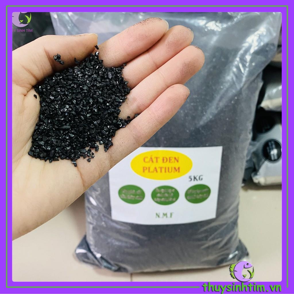 Cát đen platinum 1kg - trải nền trang trí bể cá, bể thủy sinh