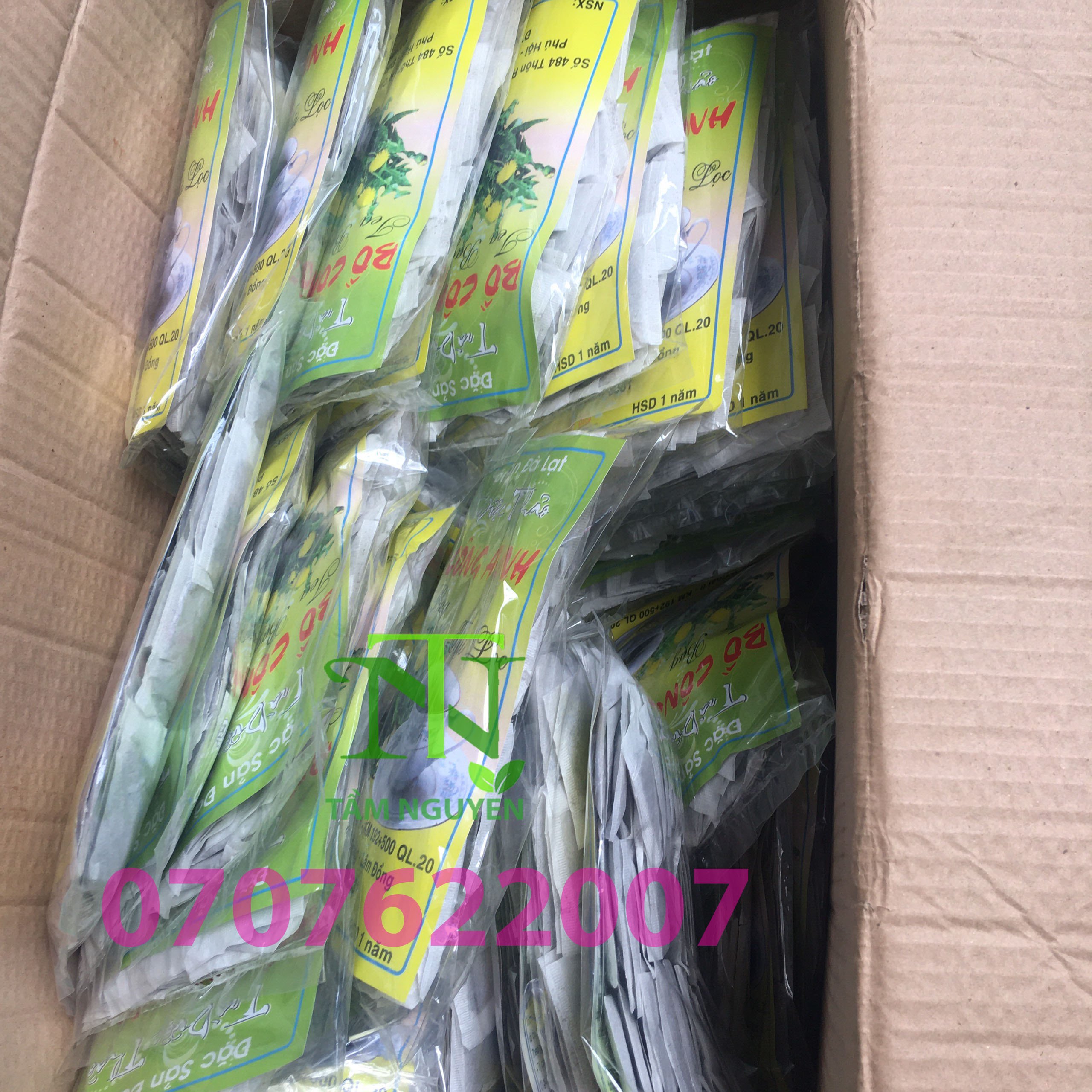 [Combo 5 gói]Trà bồ công anh túi lọc 72 túi lọc