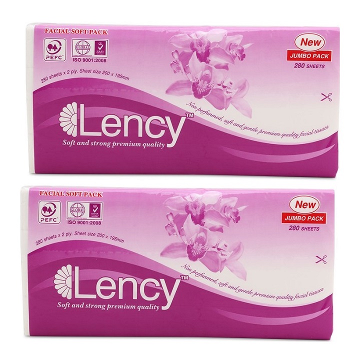 Khăn giấy lụa Lency 180 tờ (3 lớp)