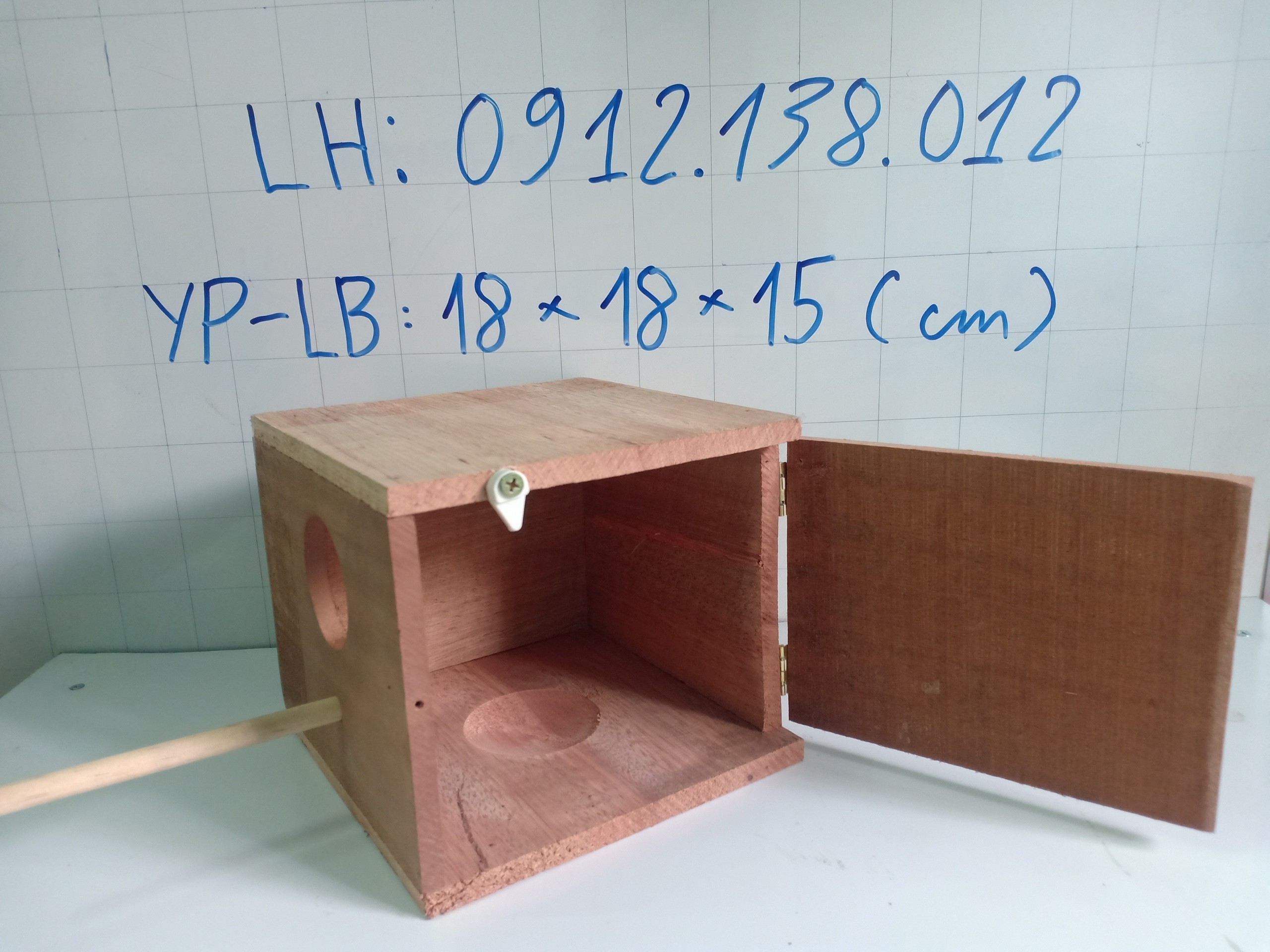 Tổ đẻ VẸT YẾN PHỤNG - KT 18*18*15 cm