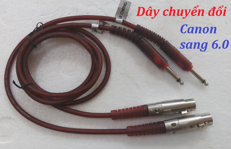 Combo 2 dây chuyển đổi tín hiệu Canon sang 6.0 - CN6.0