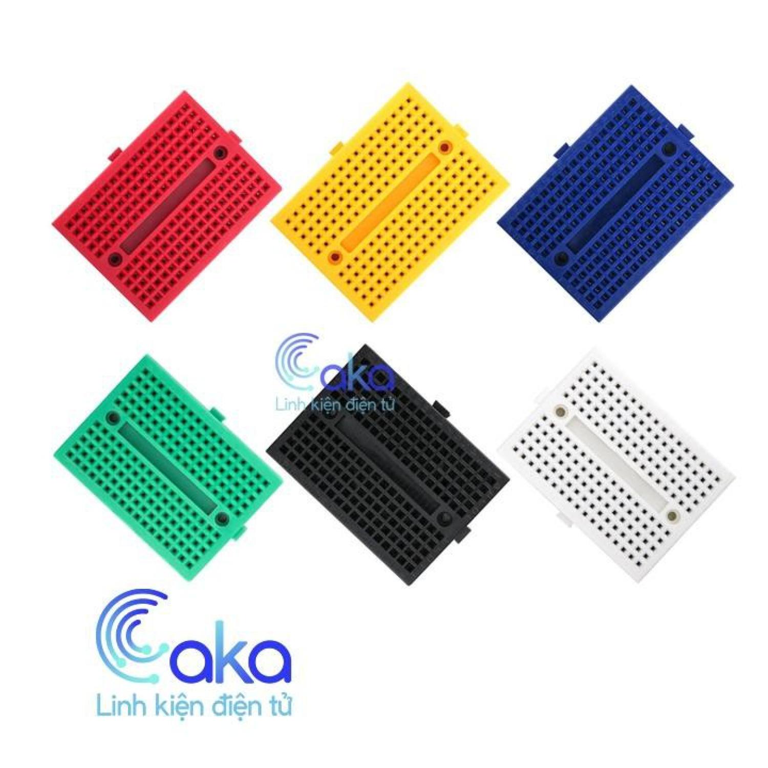 Breadboard mini 170 lỗ 45x34x9mm, test board cắm mini