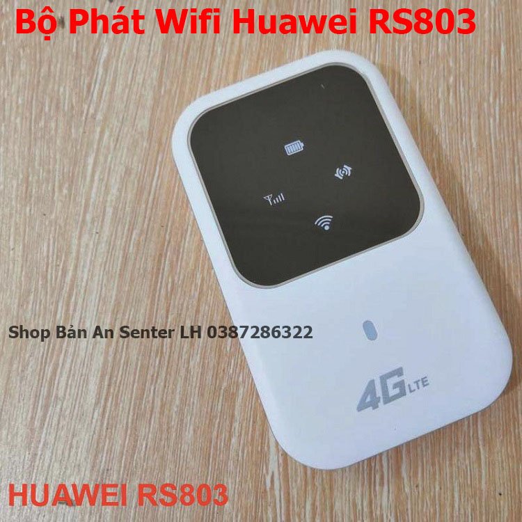 Bộ phát wifi từ sim 4g lte pocket router huawei rs803