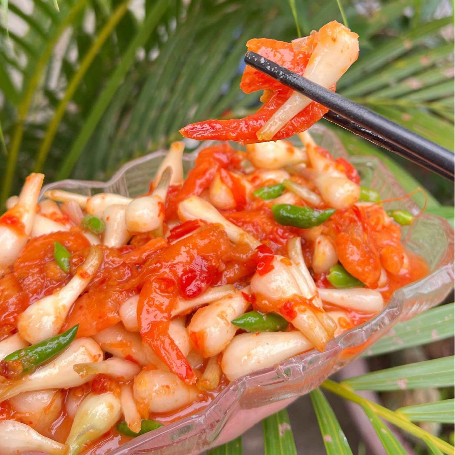 Mắm Tôm Chua trộn Củ Kiệu hũ 500g