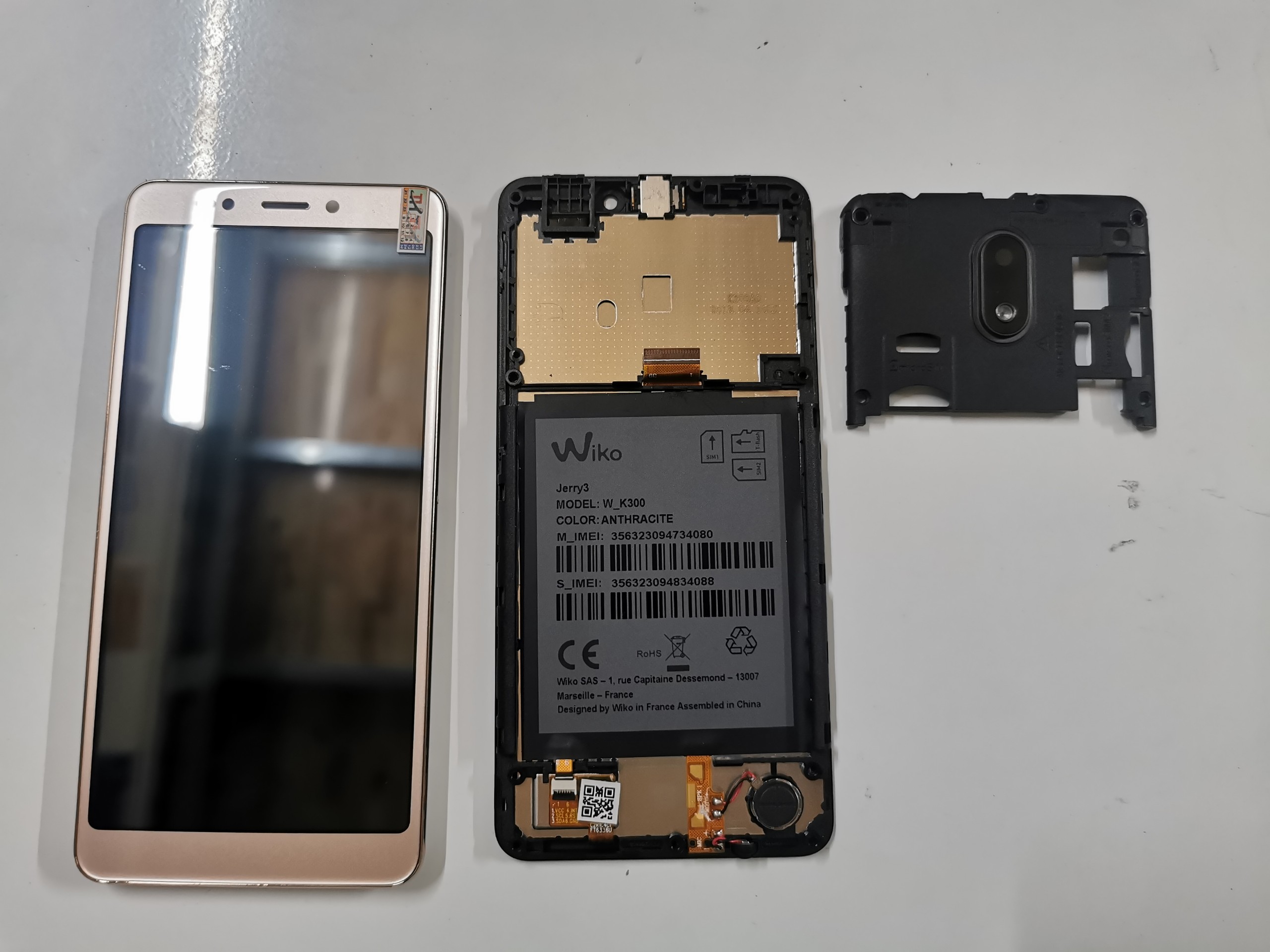 [HCM]BỘ MÀN HÌNH WIKO JERRY 3 ZIN KHUNG