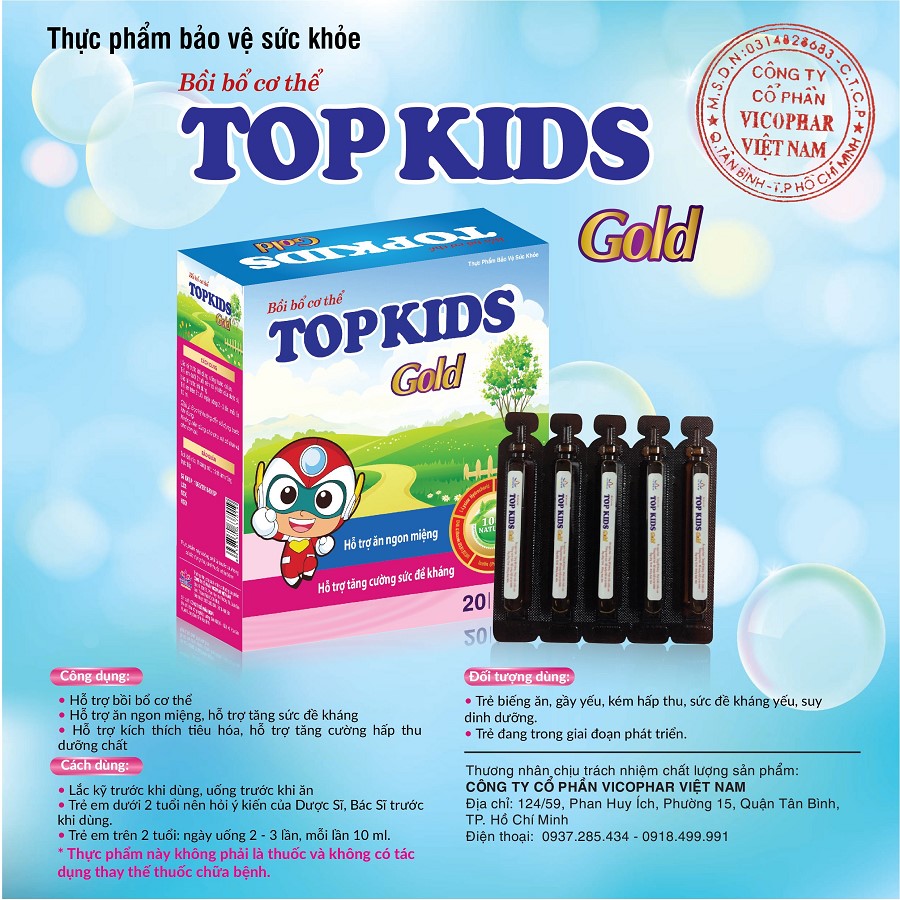 [ĐT]Bồi Bổ Cơ Thể Bé Topkids Gold