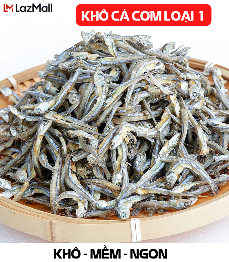 KHÔ CÁ CƠM KHÔNG ĐẦU 1KG  KHÔ CÁ CƠM THIÊN NHIÊN
