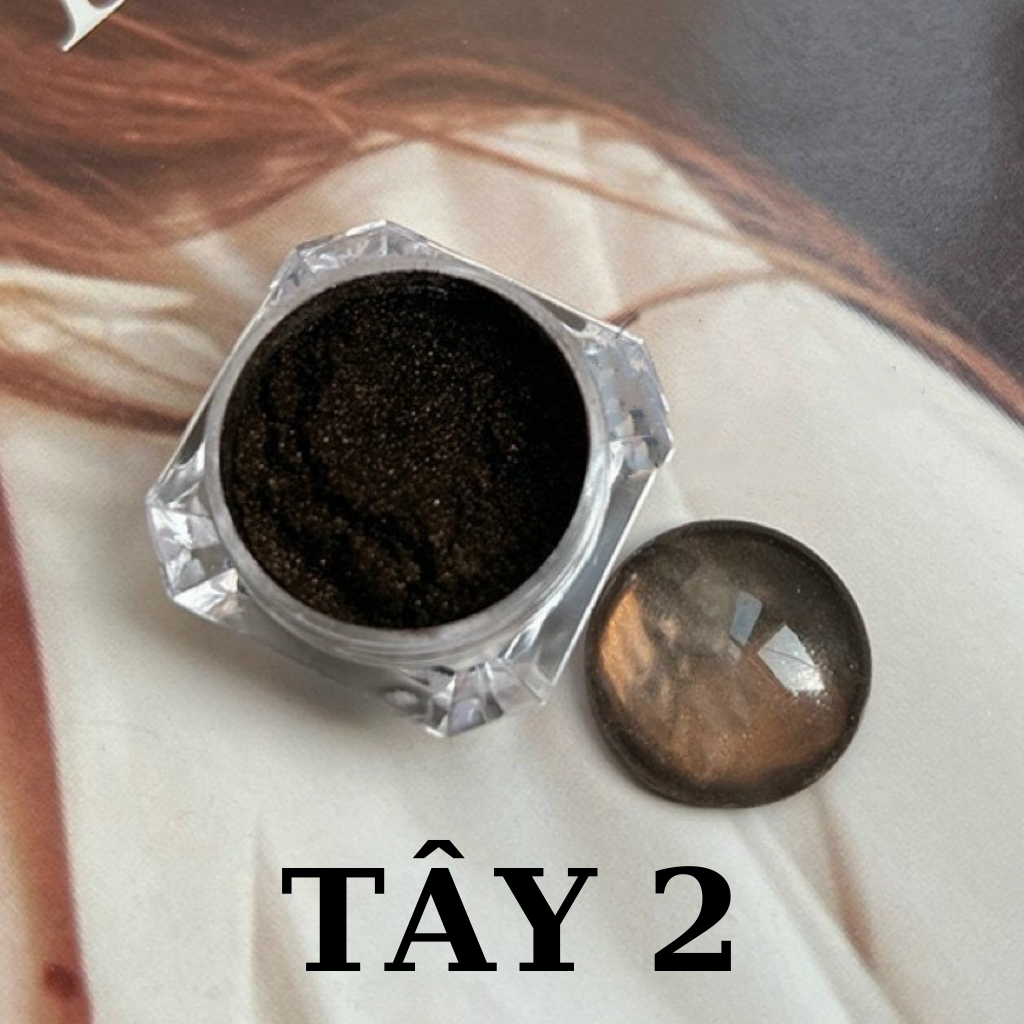 Hũ tráng gương trang trí móng tay nail , tráng gương làm móng tay chân