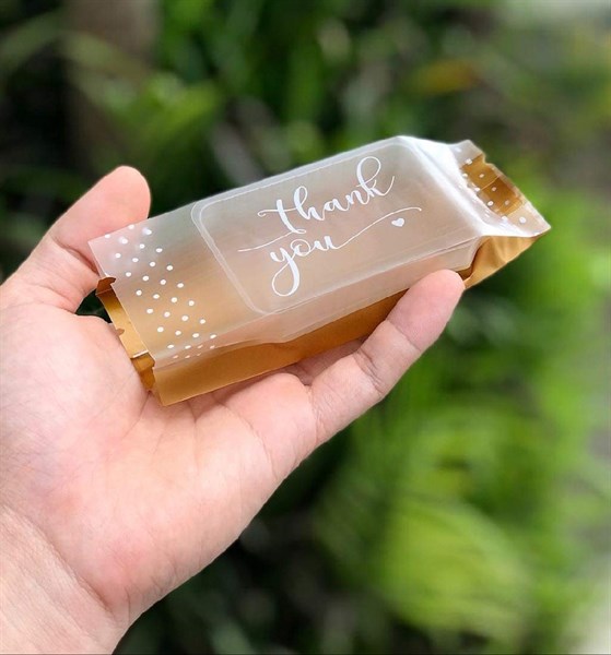 Túi đựng bánh quy quả dứa set 100 cái