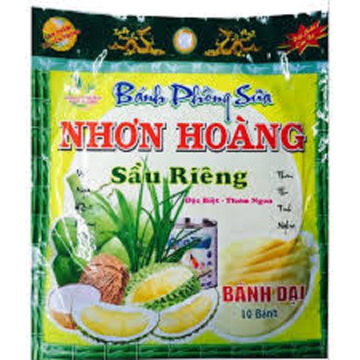 Bánh Tráng Phồng Sữa Nhơn HOÀNG 1 BỊCH 10 CÁI