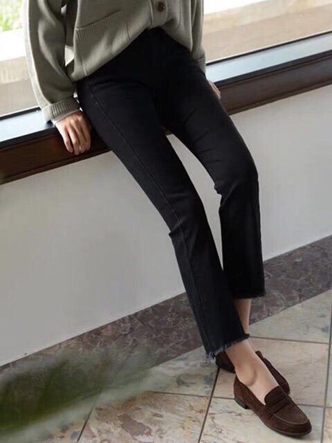 Quần skinny jean ống loe