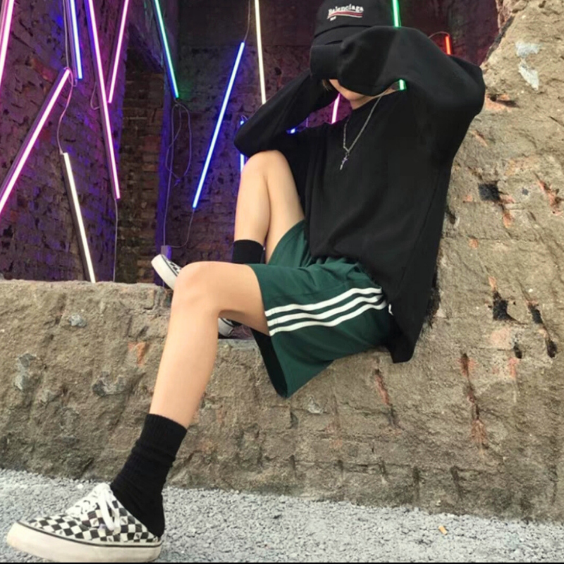 [HCM]Quần short 3 sọc nam nữ 40-100kg unisex bigsize