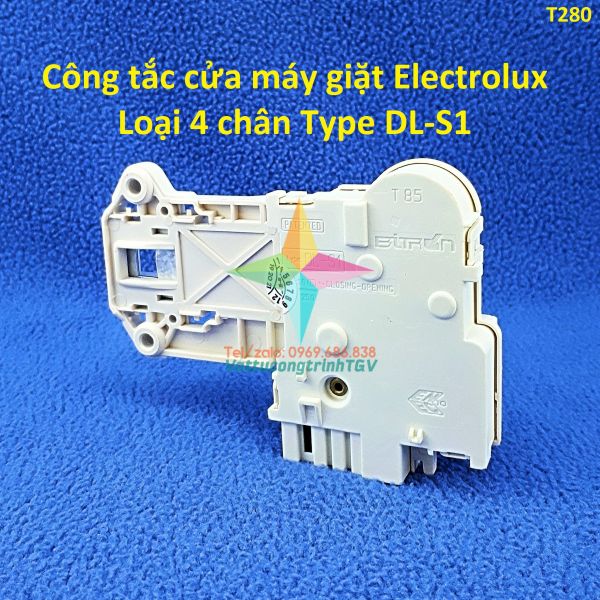 Giá bán Công tắc cửa cho Máy giặt Electrolux loại 4 chân Type DL-S1
