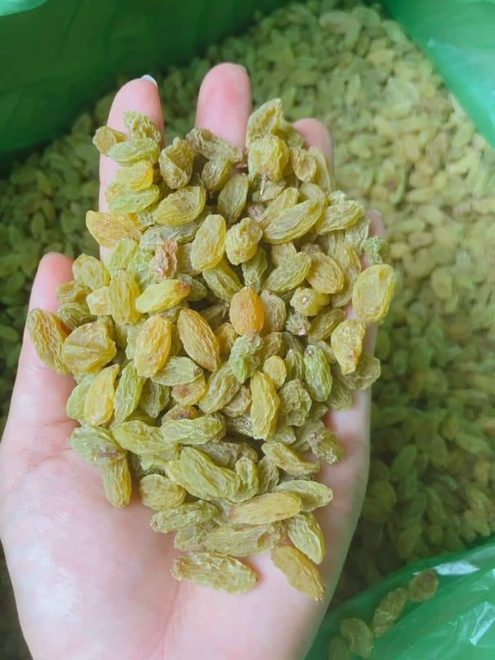 Nho xanh khô túi zip