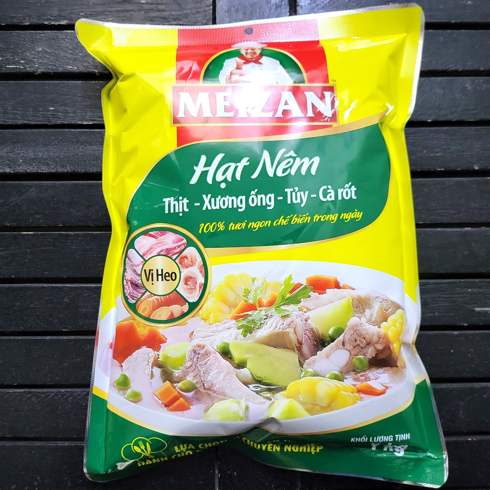 MEIZAN - gói 1 Kg - HẠT NÊM THỊT HEO Pork Seasoning
