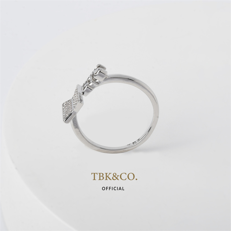 TBK 18K Gold Hallyu K-Pop Bts Inspired Army Adjustable Ring For Women Accessories 900R