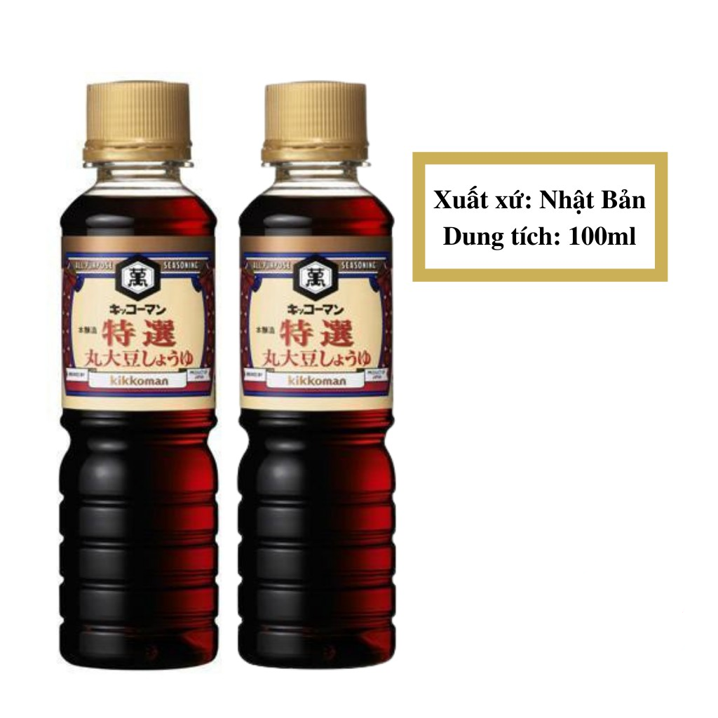 Nước tương Kikkoman 100ml cho bé [HSD T8/2023]