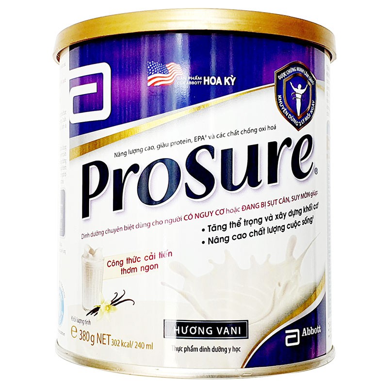 SỮA BỘT PROSURE VANI 380G