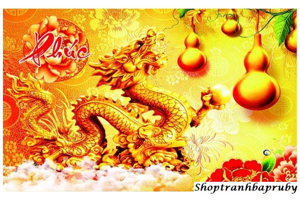 [HCM]Tranh đính đá Phúc kích thước nhỏ ✅75×50 cm -️ VS113
