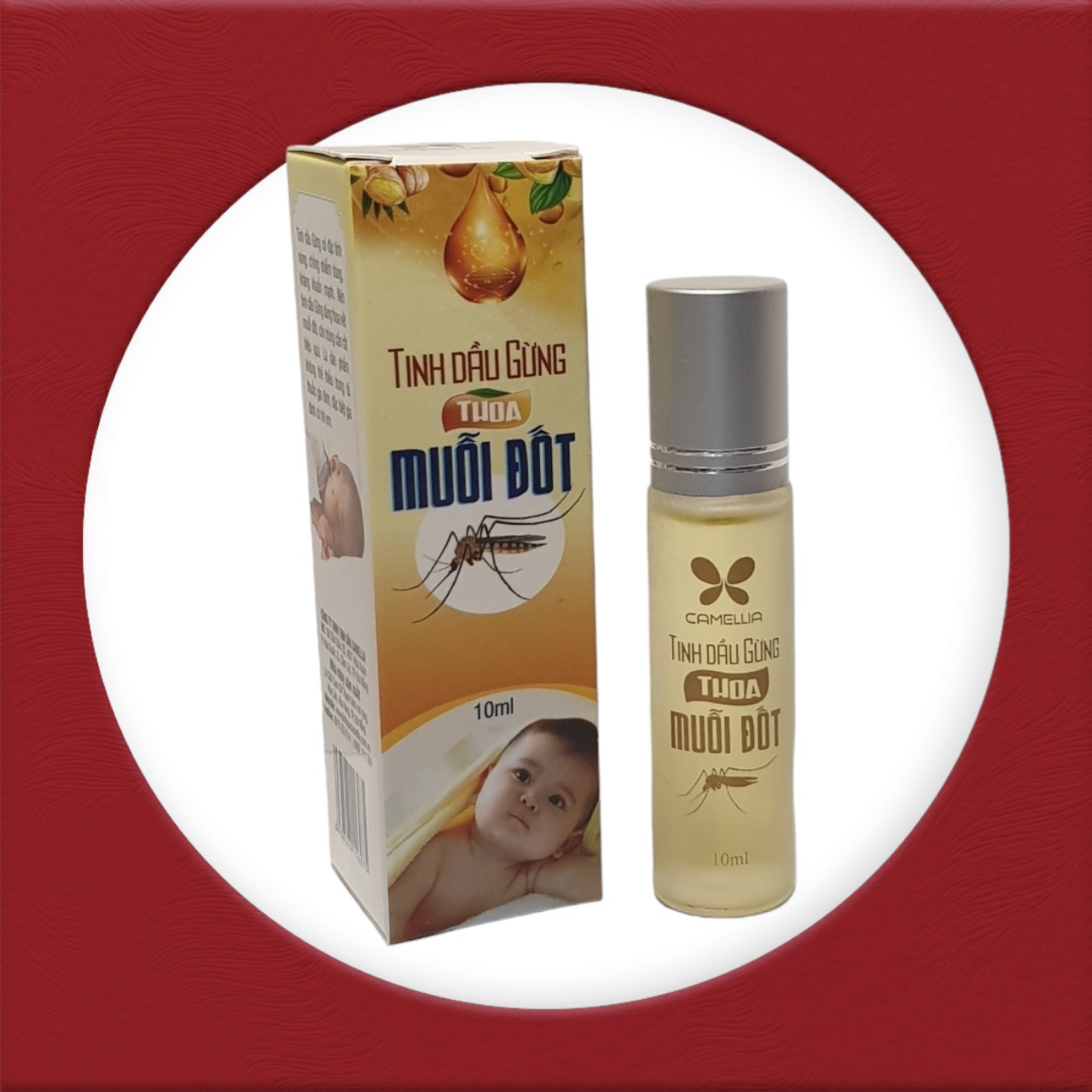 Tinh Dầu Gừng Thoa Muỗi Đốt Cao Cấp