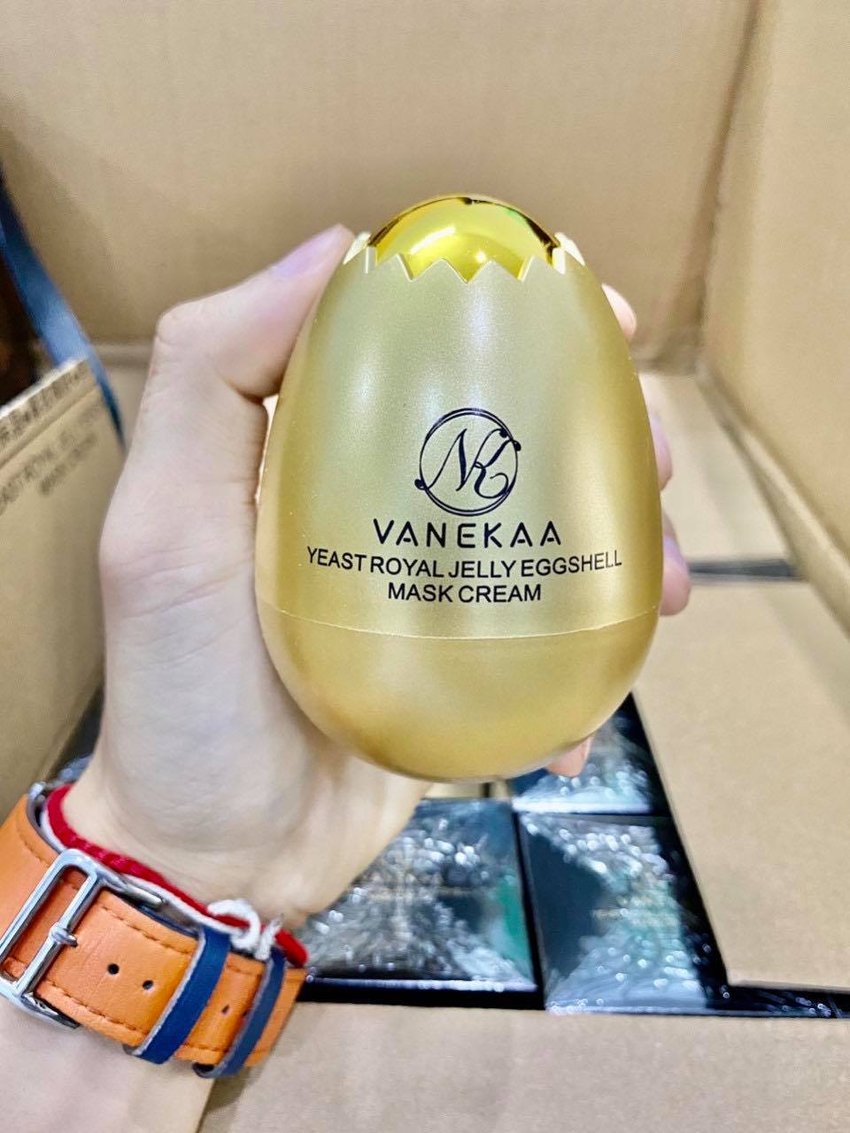 Mặt nạ lột trứng vàng vanekaa trắng mịn