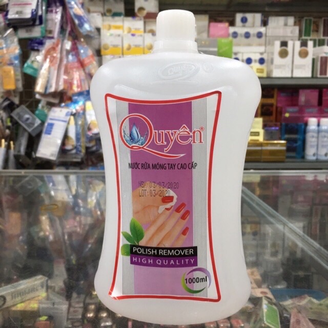 Nước rửa móng tay cao cấp Quyên 1000ml