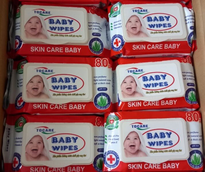 [HCM] COMBO 10 GÓI Khăn Ướt Baby Wipes 80g.