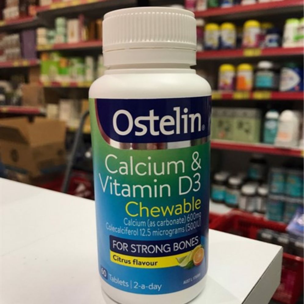 Viên Bổ Sung Canxi Và Vitamin D3 Ostelin