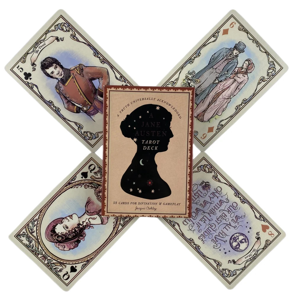 Bộ bài Tarot A JANE AUSTEN TAROT DECK bói bài tarot oracle [MUA 2 BỘ BẤT KÌ TẶNG ĐÁ THANH TẨY]