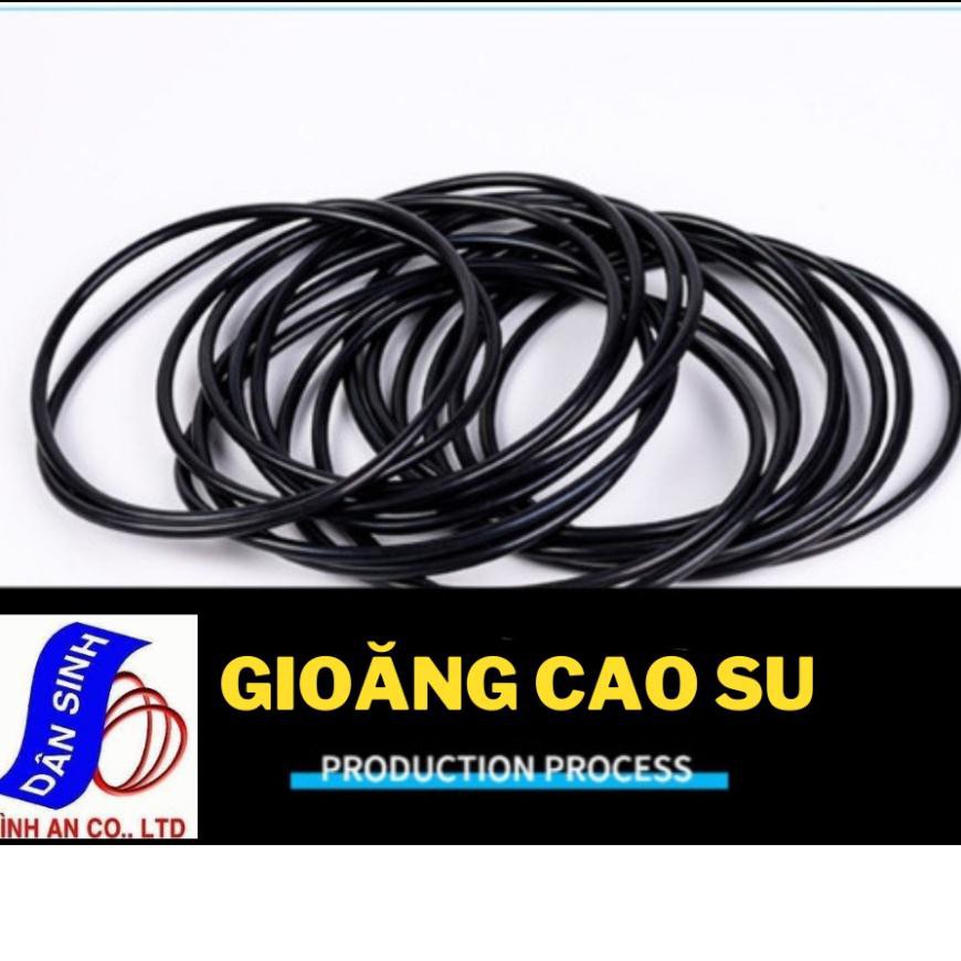 Dày 6mm * (125mm đến 250mm Đường kính trong) Gioăng cao su NBR70