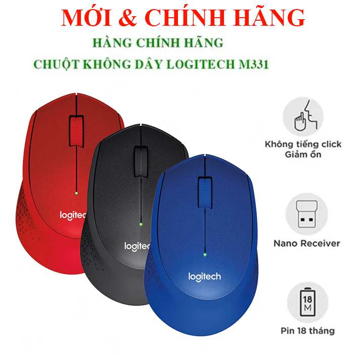 Silent Bluetooth Mouse Logitech M240 \ M330 M331 M220 No Bluetooth