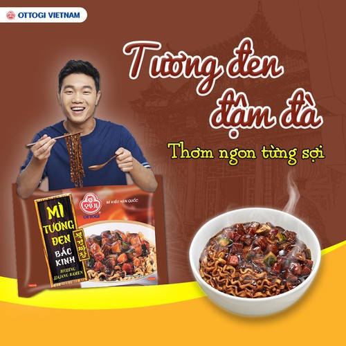 [THÙNG 30 GÓI] Mì Tương Đen Bắc Kinh Otoki 83g