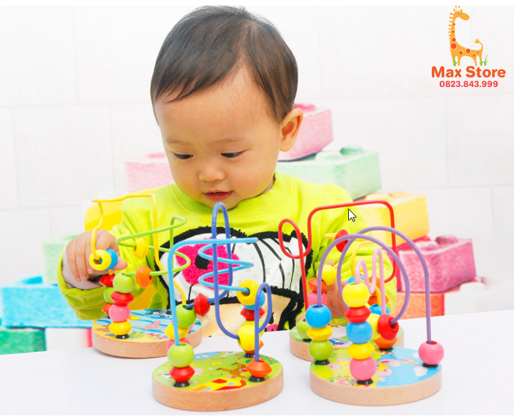 ĐỒ CHƠI GỖ MÊ CUNG LUỒN HẠT (NHỎ)