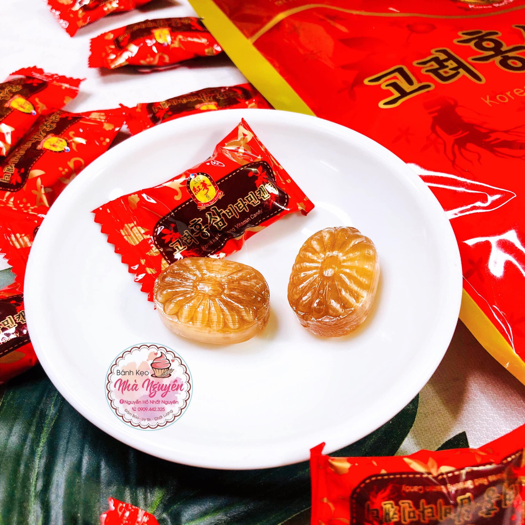 KẸO HỒNG SÂM HÀN QUỐC CÓ ĐƯỜNG