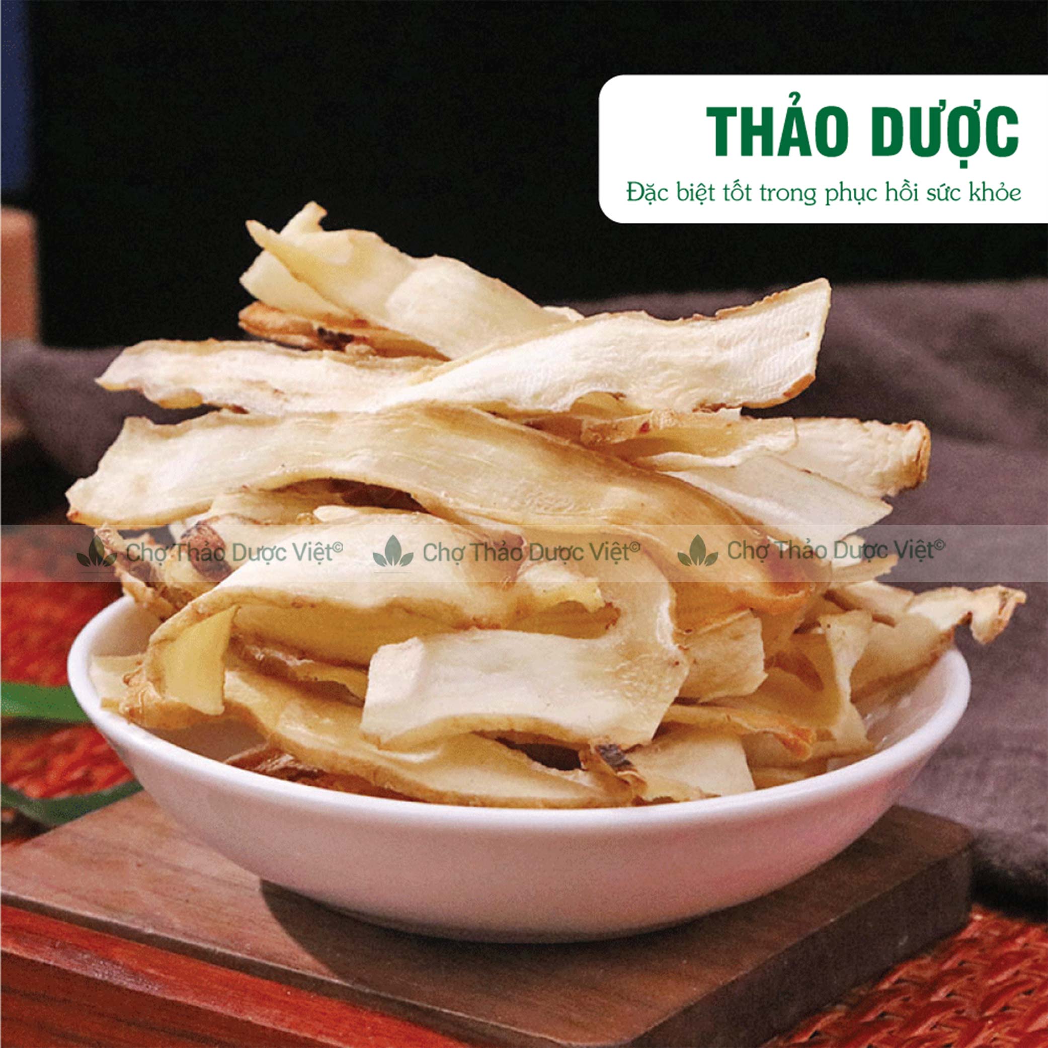 Ngọc trúc khô 100g, nhục trúc phiến, hàng thơm vàng, pha trà, hầm canh bổ phổi, nhuận phế