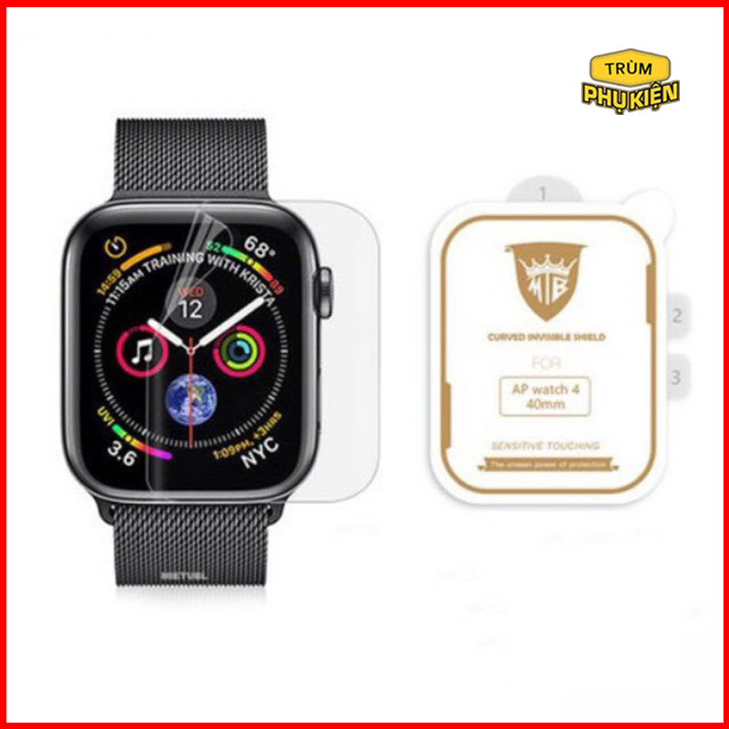 Miếng dán dẻo skin ppf tự phục hồi trầy xước cho apple watch size 38 40 41 42 44 45mm