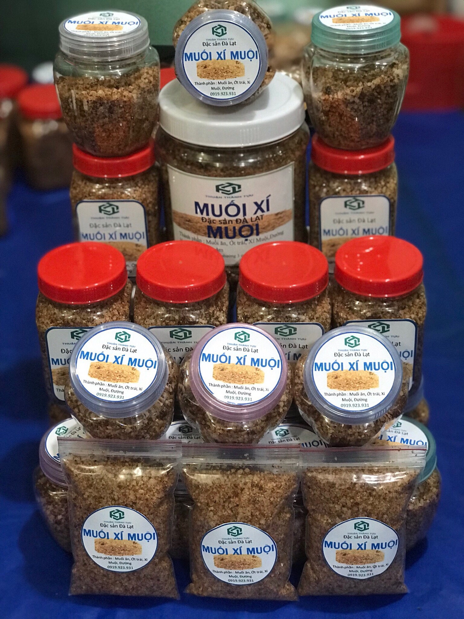 [HCM]MUỐI XÍ MUỘI đặc sản Đà Lạt hủ 500gram