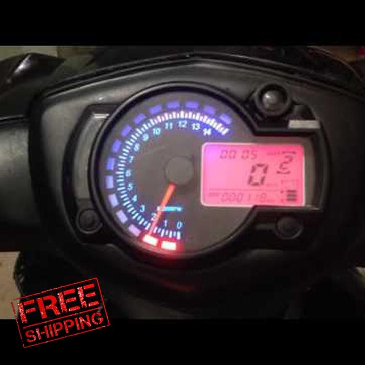 [NGÂY NGẤT VÌ MIỄN SHIP] Đồng hồ điện tử Koso RX2N gắn cho các loại xe máy cực chất - FS439