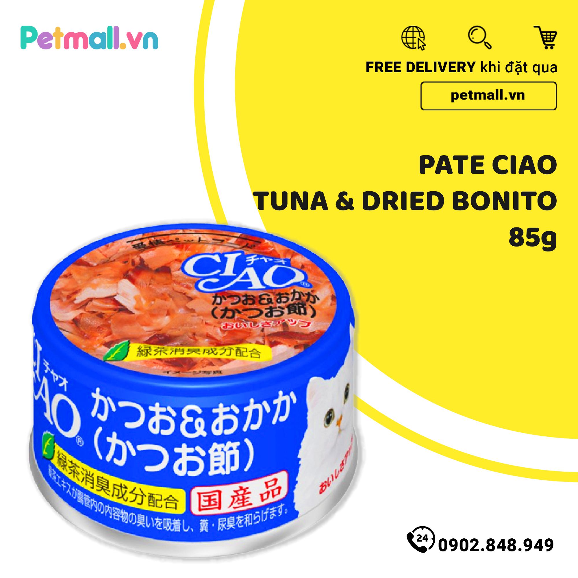 Combo Pate mèo CIAO 85g Mix vị  - 48 lon Petmall