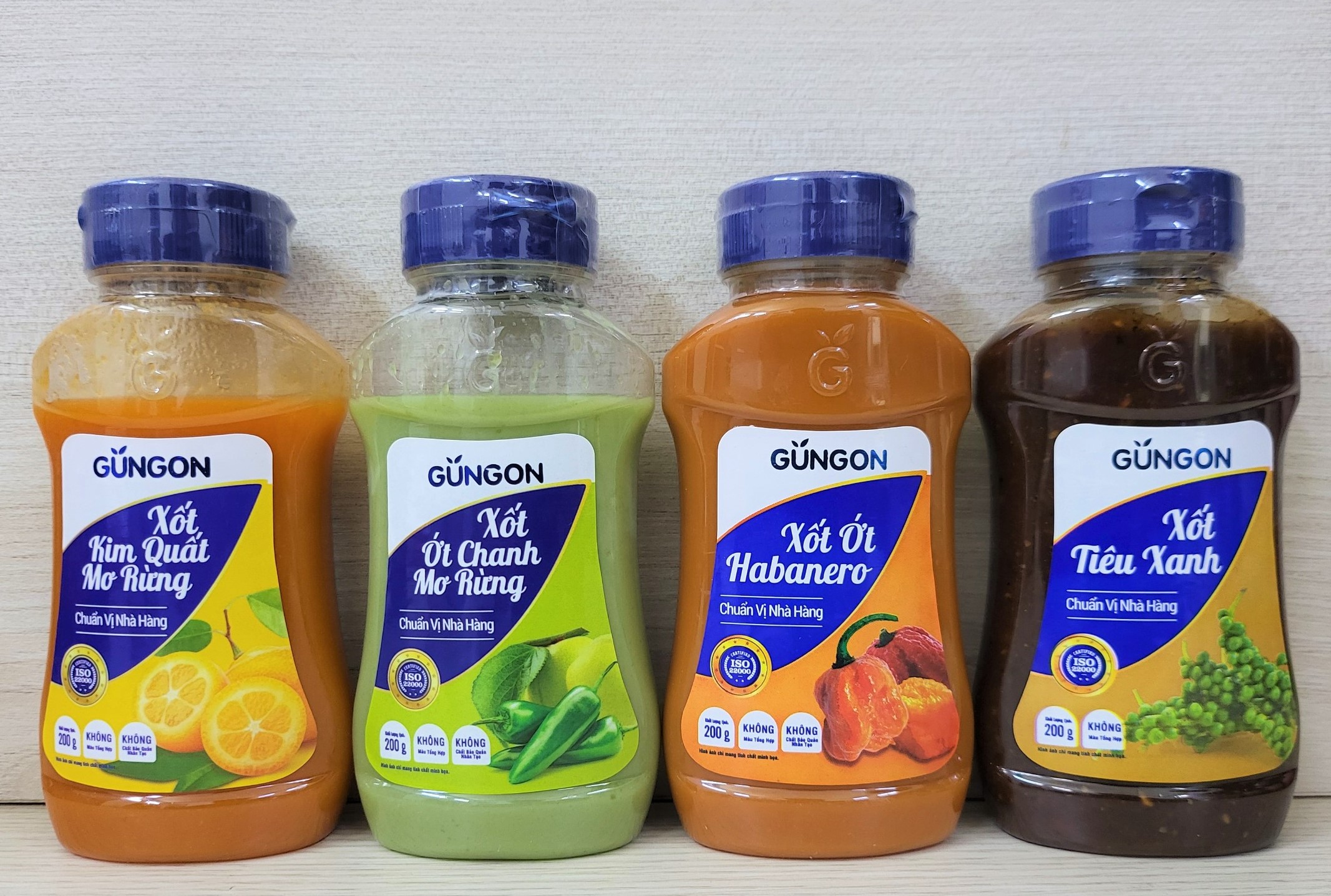 GUNGON (chai DẸT 200g) SỐT TIÊU XANH Green Pepper Sauce