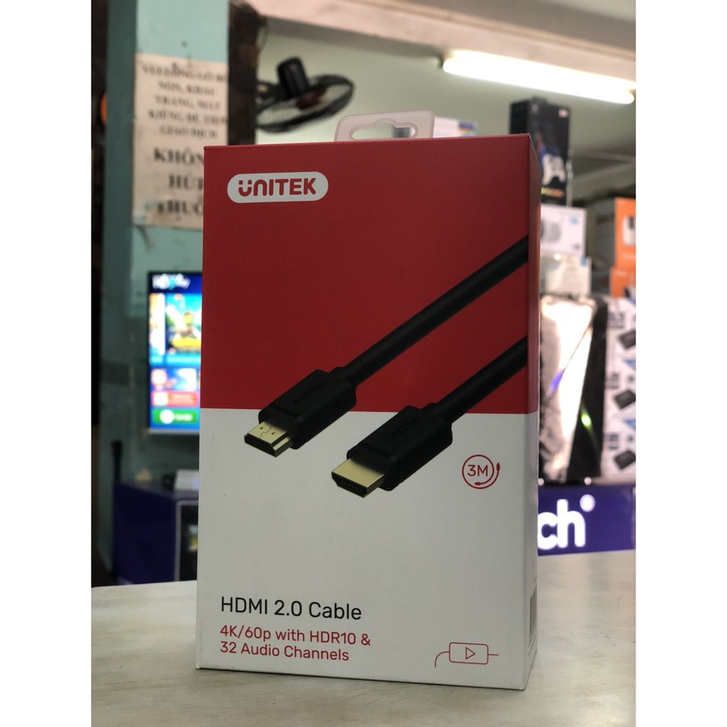 [HCM]Cáp HDMI Unitek 3m YC 139M