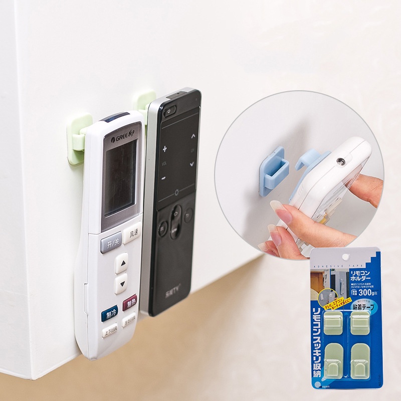 Móc Dán Tường Treo Điều Khiển Móc Gài Treo Đồ Đa Năng Nhựa ABS