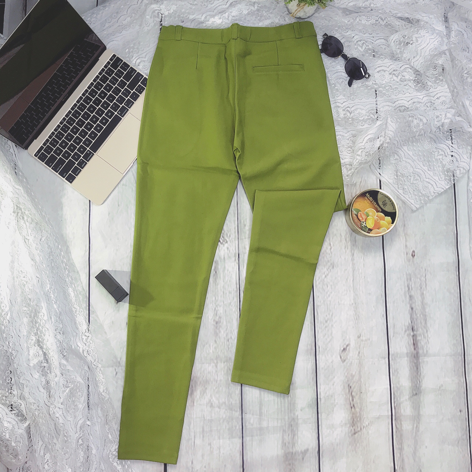 [HCM]Quần dây kéo cotton Hàn Quốc(size 40-65kg)