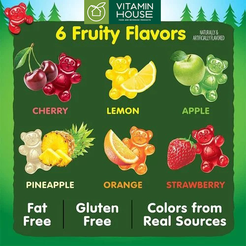 Thùng Kẹo dẻo gấu Black Forest Gummy bear 23g